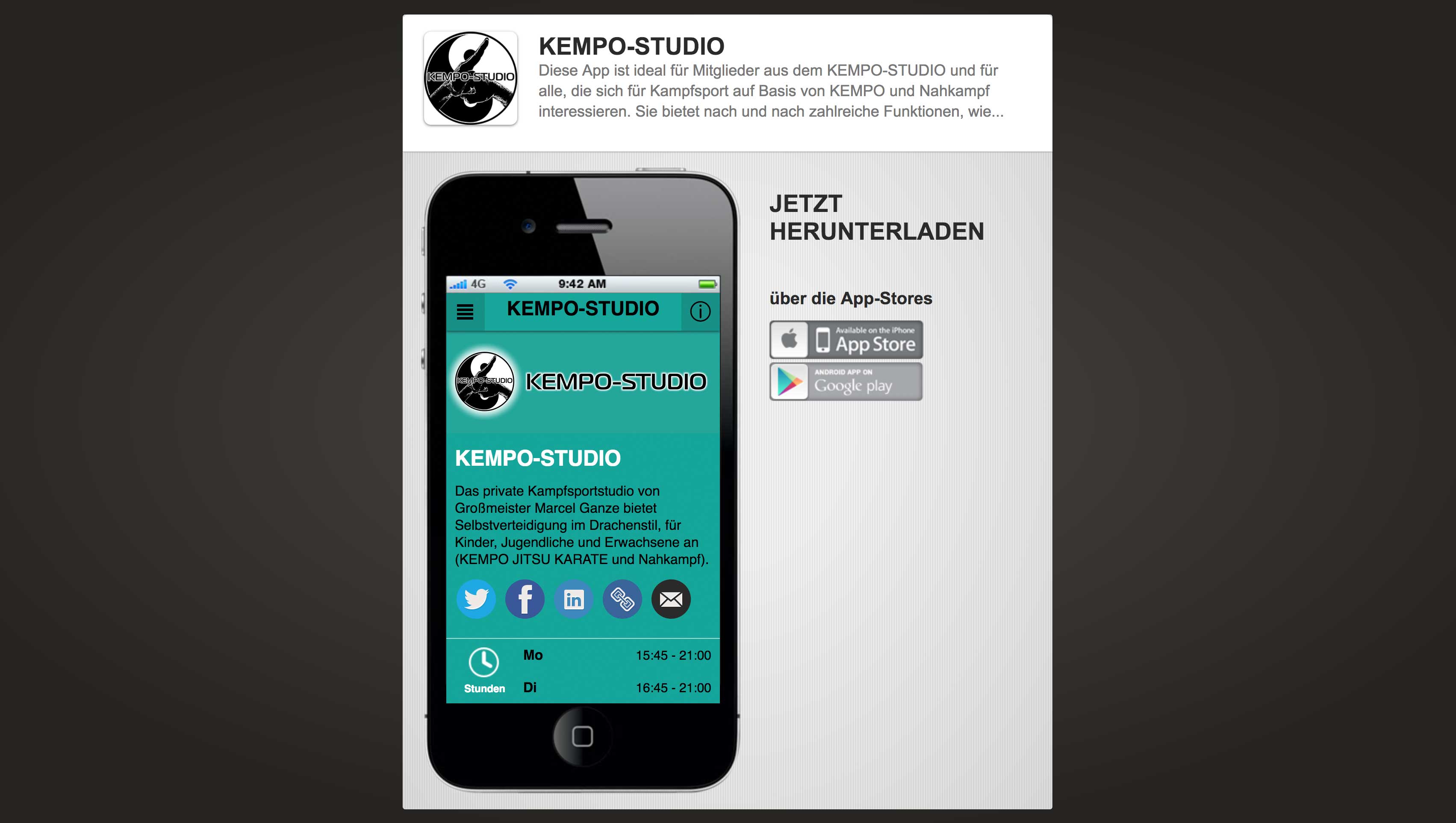 Kostenlos Die App Vom Kempo Studio Kempo Studio